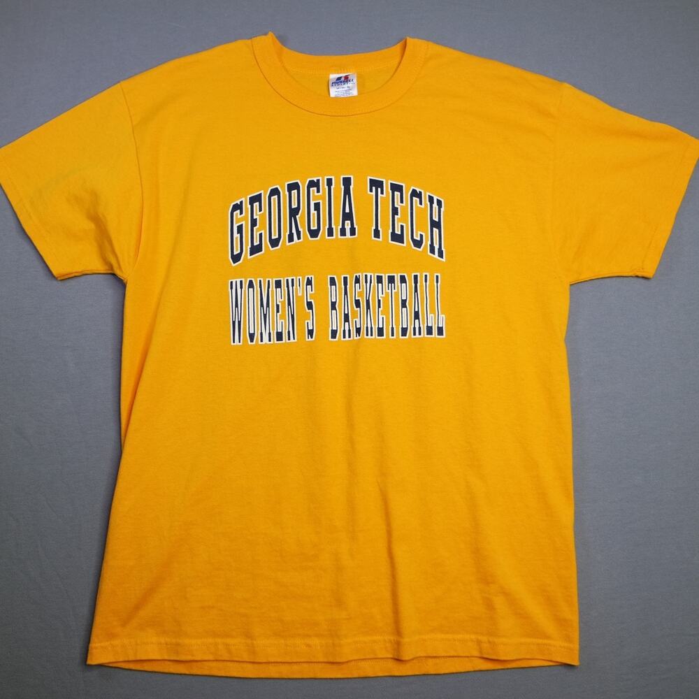 Vintage Y2K 2012 Inaugural Georgia Tech Women’s Basketball T Shirt Men’s Medium